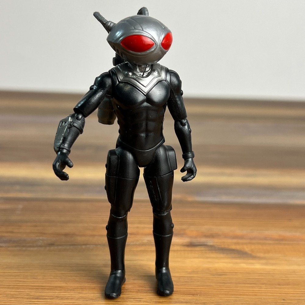 Spin Master DC Aquaman Black Manta 4" Action Figure Loose Complete Jetpack VGC